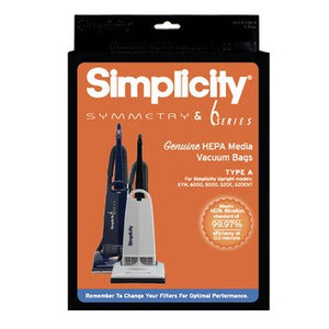 Simplicity HEPA Type A Vacuum Bags 6 Series SAH-6